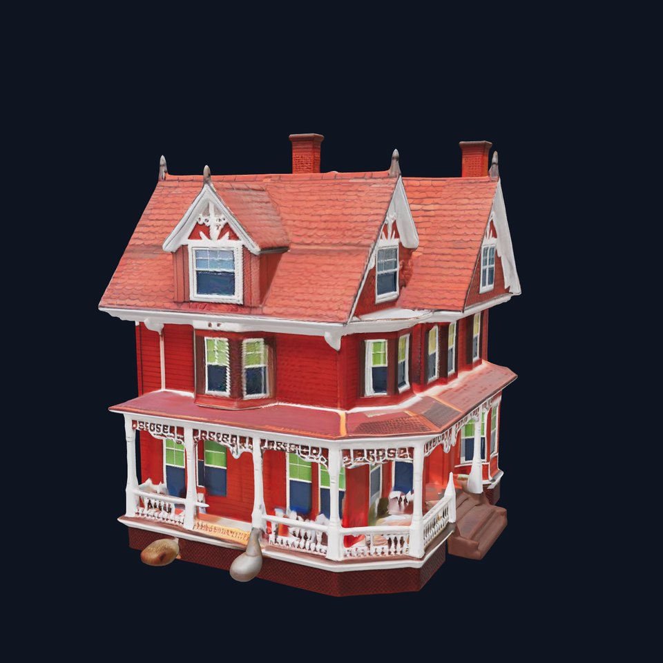 Victorian Red House model pack